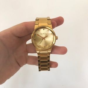 NIXON Cannon Gold Watch